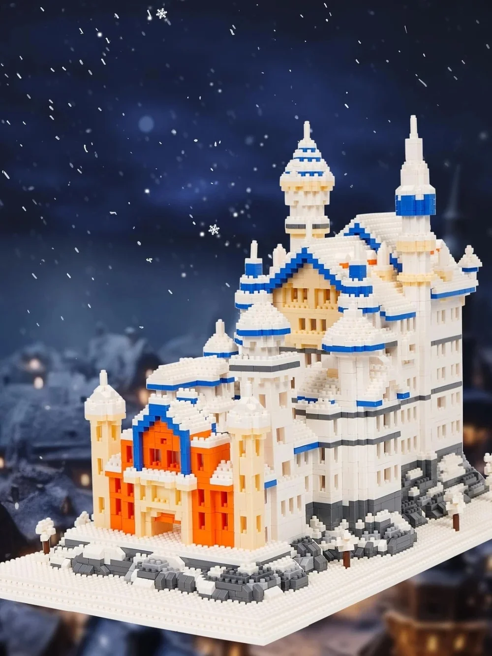 Geniteen Block Set. 4200pcs. Micro Building Blocks Neuschwanstein Castle